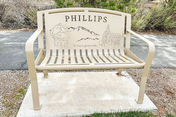 Philips Tonaquint Cemetery Bench