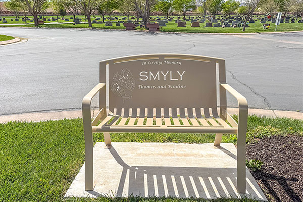 Smyly Tonaquint Cemetery Bench
