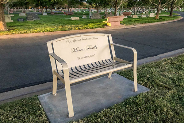 Tonaquint Cemetery Benches Tonaquint Cemetery Benches