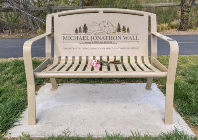 Walking Path Memorial Bench Plots