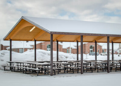 Glulam Pavilions For Snow Loads
