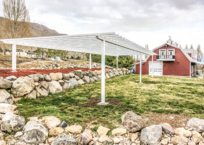 West Mountain Barn Pergola