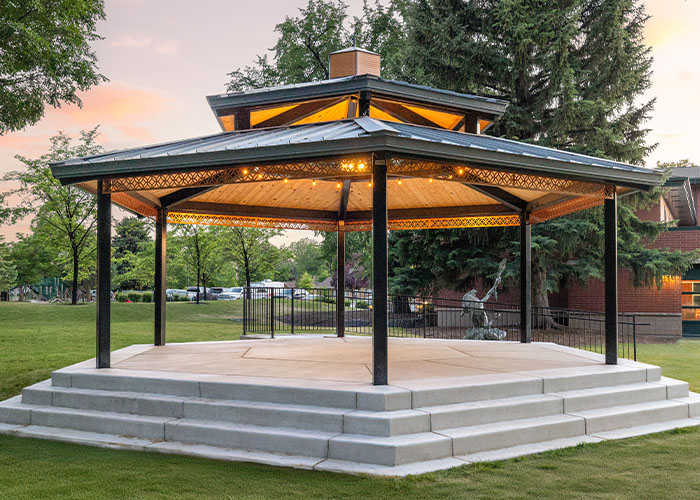 Outdoor Clerestory Roof Civic Center Pavilions
