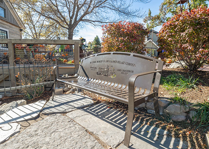 Outdoor Plaza Dedication Benches