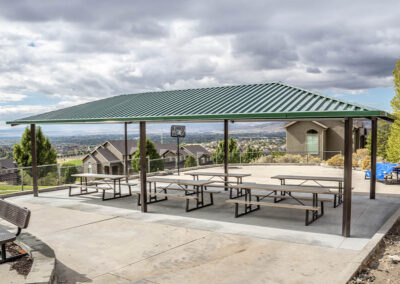 All Steel Picnic Shelters For Playgrounds