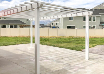 Backyard Metal Powder Coated Pergolas