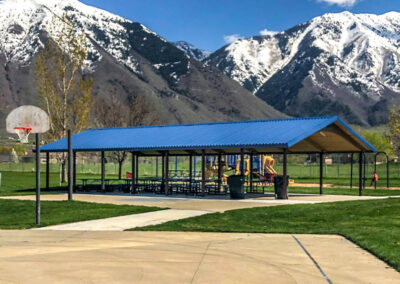 Custom Glulam Pavilions For Sports Parks