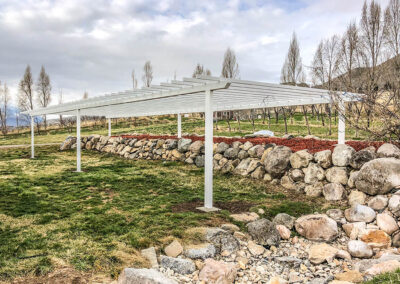 Durable Powder Coated Pergolas