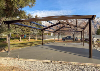 Made To Order Steel Ridge Hip Roof Gazebo