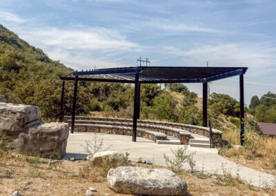 Metal Curved Pergola Manufacturer