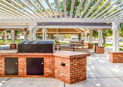 Outdoor Open Kitchen Pergola