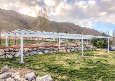 Powder Coated Pergolas