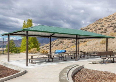 Smith Steelworks Ridge Hip Roof Pavilions