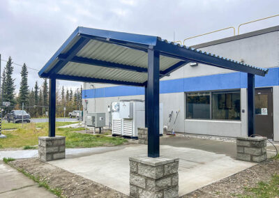 Steel Entrance Pavilions