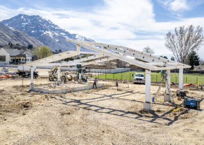 Steel Pavilion Installs