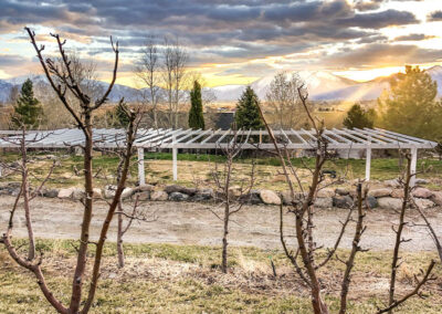 Steel Slat Powder Coat Pergola