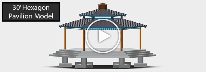 30' Hexagon Pavilion Video