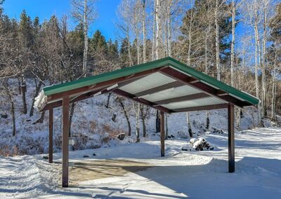 A Frame Gable Pavilion Gazebo