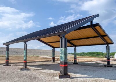 Beam and Purlin Clerestory Pavilions