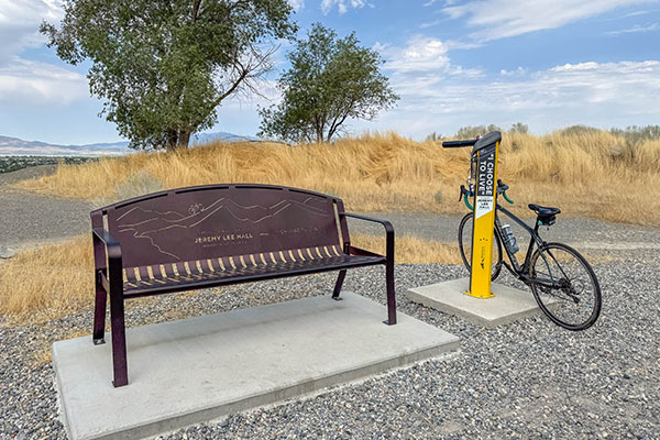 Custom Trail Memorial Bench Custom Trail Memorial Bench