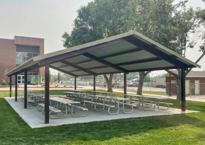 Gable Roof Gazebos For Schools