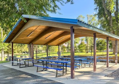 Glulam Gable Pavilions