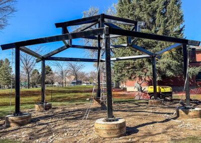 Hexagon Gazebo Structure