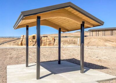 Mega Rib Roof A-Frame Pavilion