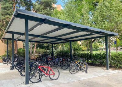 Mono-Pitch Bike Pavilions