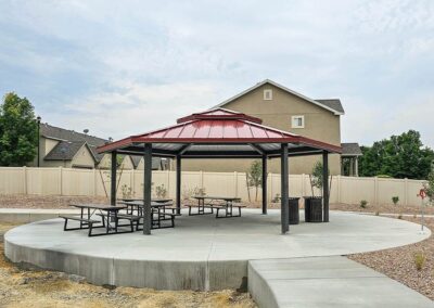 Neighborhood Steel Hexagon Pavilion Manufacturers