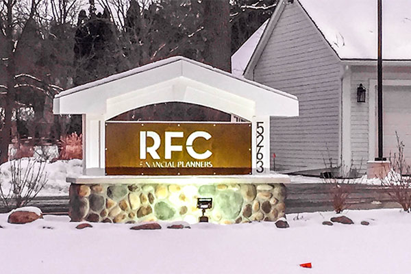RFC Business Front Sign