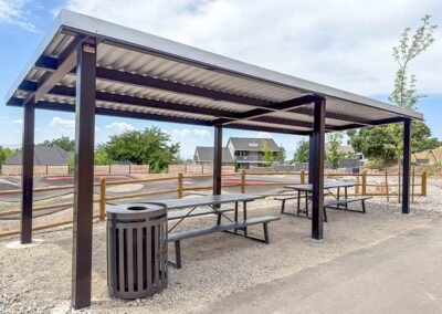 Single-Pitch Bicycle Pavilions