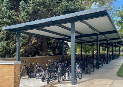 Single-Pitch Bike Pavilions