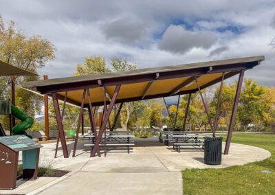 Single-Slope Pavilion Kits For Parks