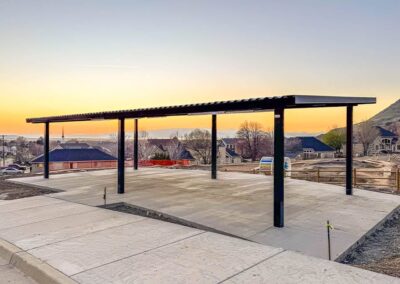 Single-Slope Shade Structures