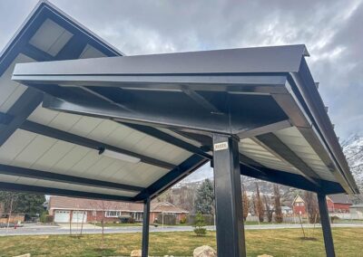 Steel Clerestory Gazebo Structure