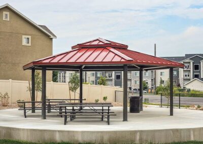 Steel Hexagon Gazebo Kits