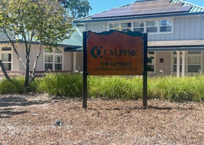 Calpine Metal Sign