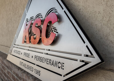 KSC Metal Sign