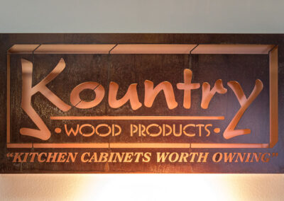 Kountry Wood Products Metal Sign