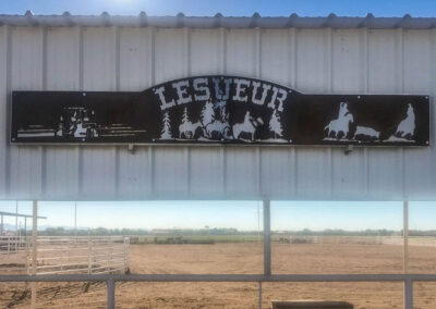 Lesueur Ranch Metal Sign