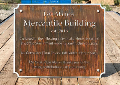 Los Alamos Mercantile Building Sign