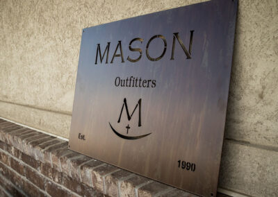 Mason Outfitters Metal Sign