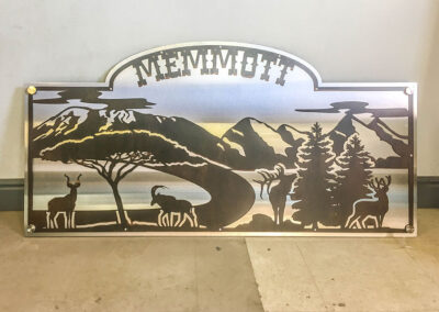 Memmott Metal Sign