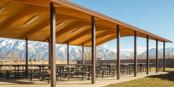 Powder Coat Pavilion Column Colors