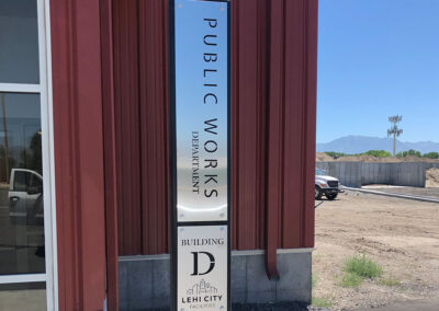 Public Works Metal Sign