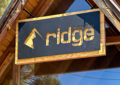 Ridge Business Sign