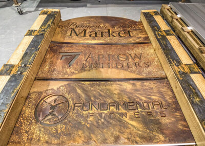 Strip Mall Metal Signs