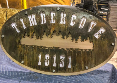 Timbercove Address Sign