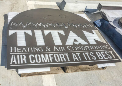 Titan Air Metal Sign